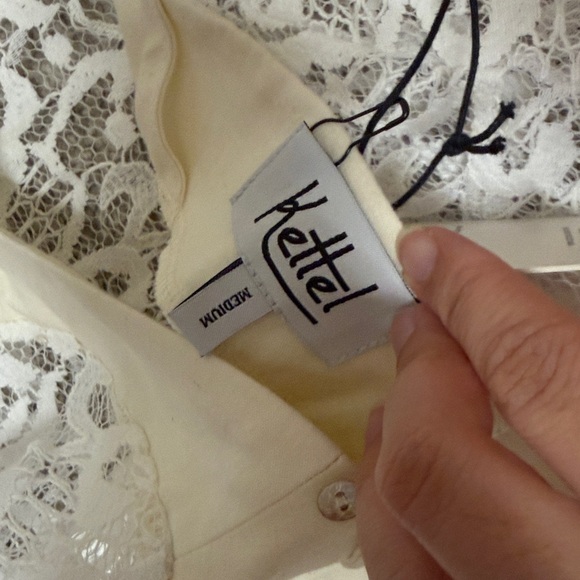 Kettel Atelier COCO LINEN LACE DRESS - Picture 10 of 10